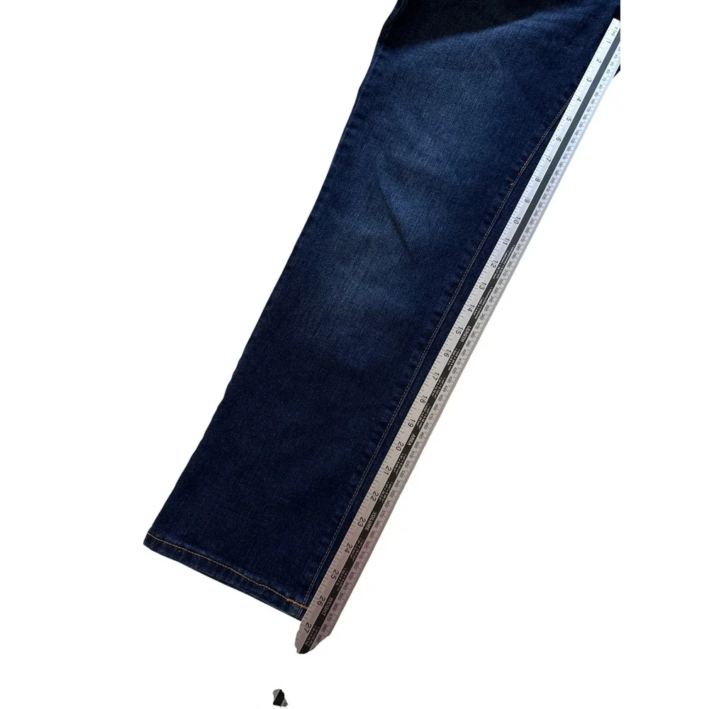 The Childrens Place Boys 14 Husky Straight Leg Jeans Dark Wash Stretch